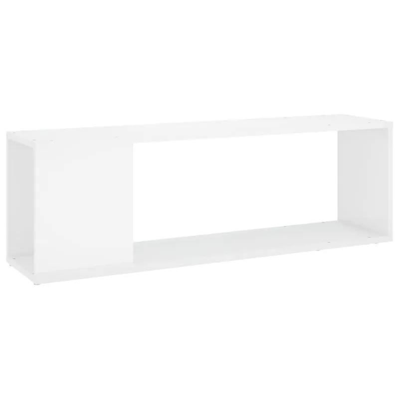 vidaXL Έπιπλο Τηλεόρασης Γυαλιστερό Λευκό 100 x 24 x 32 εκ. Επεξ. Ξύλο