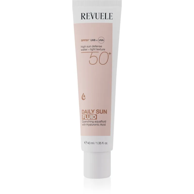 Revuele Daily Sun Fluid SPF 50+ ελαφρύ προστατευτικό υγρό SPF 50+ 40 ml