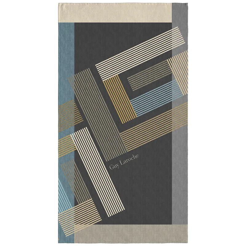 Πετσέτα Θαλάσσης 100X175 Guy Laroche Velour Printed 2601 02 (100x175)