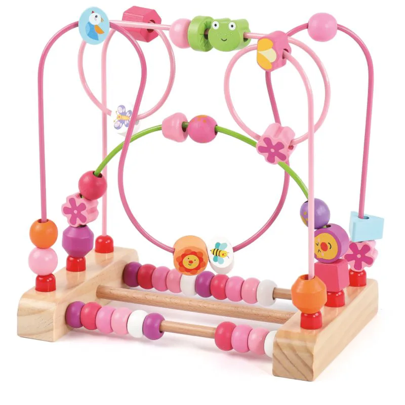 2Kids Toys Bead Maze Meadow κύβος δραστηριοτήτων 18m+ 1 τμχ