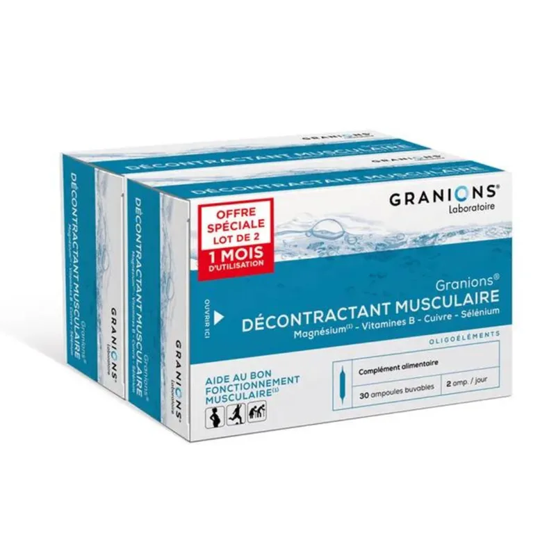 Granions Muscle Decontracture 2x30 vials