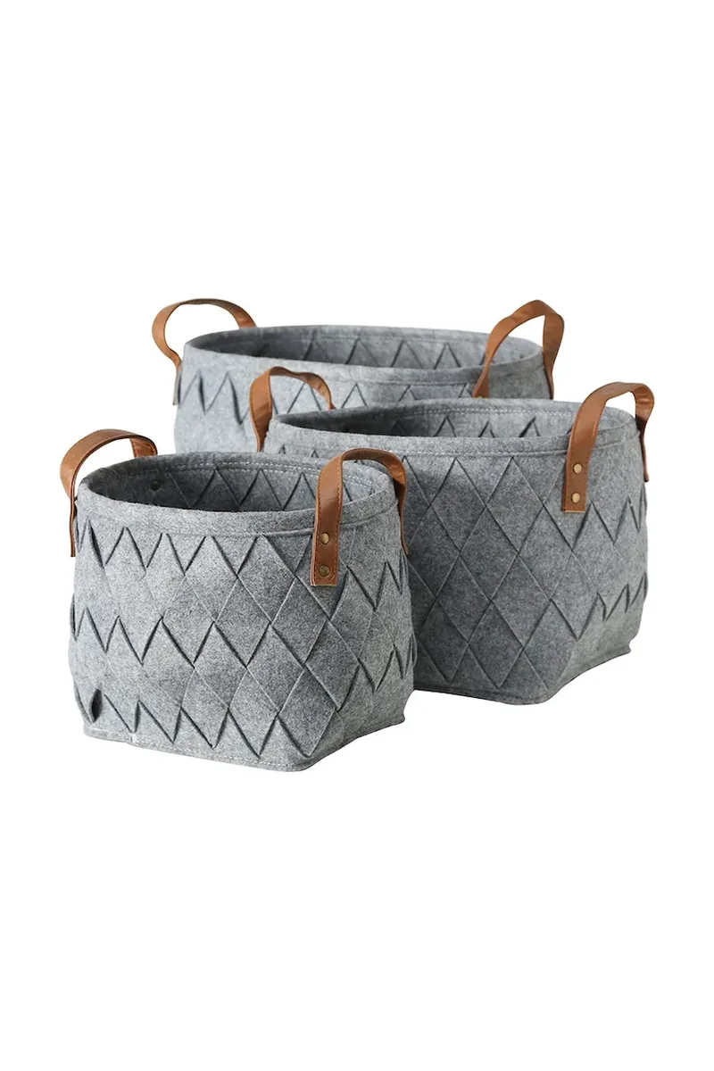 Σετ από καλάθια αποθήκευσης Boltze Toms 3-pack