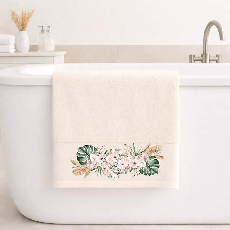 Πετσέτα Μπάνιου 70×140 Boho Ecru