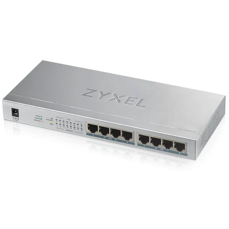 Zyxel GS1008-HP 8 Port Desktop PoE+ Switch