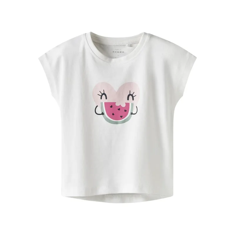 Μπλούζα μακό κορίτσι name it-13228175-Bright White/Heart