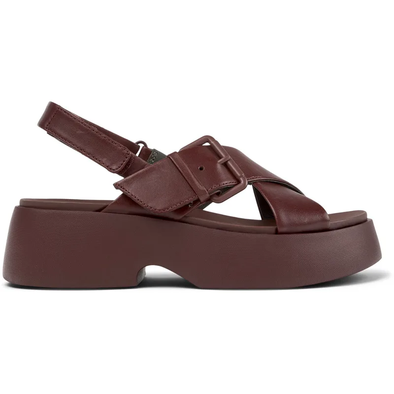 CAMPER Tasha - Επίσημα παπούτσια Για Γυναικεία - Μπορντό, Μέγεθος 35, Smooth leather