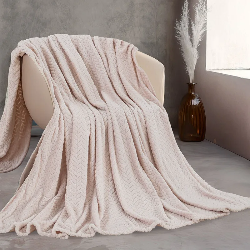 Κουβέρτα Fleece Υπέρδιπλη 220X240 Rythmos Harmonie Μπεζ (220x240)