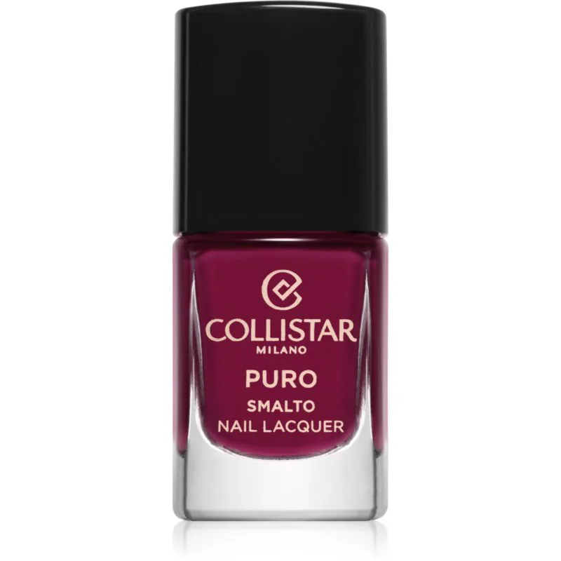 Collistar Puro Long-Lasting Nail Lacquer βερνίκι νυχιών μακράς διαρκείας απόχρωση 114 Warm Mauve 10 ml