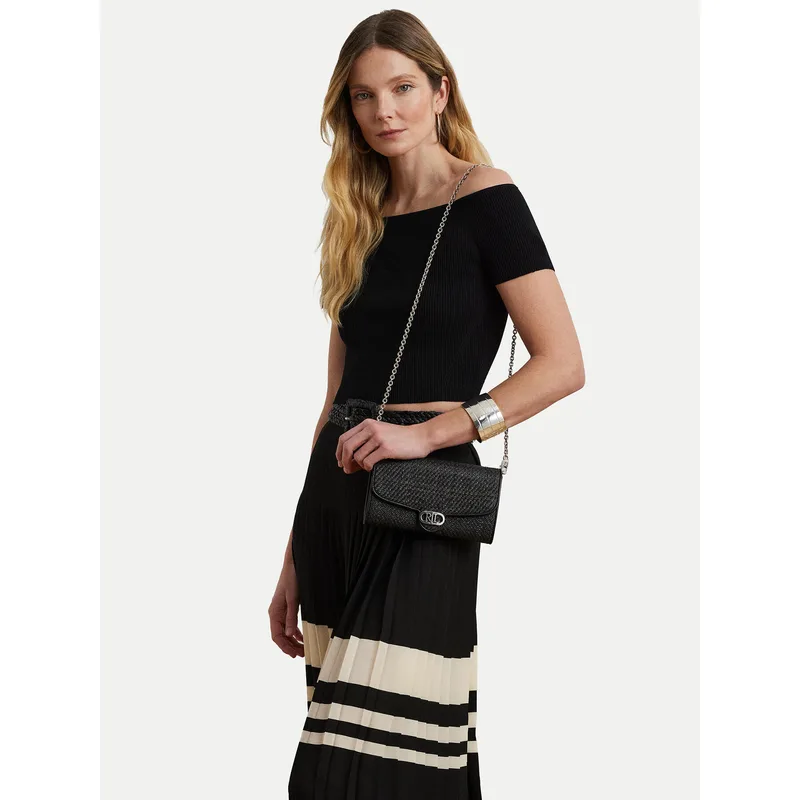 Τσάντα LAUREN RALPH LAUREN 432966881002 Μαύρο