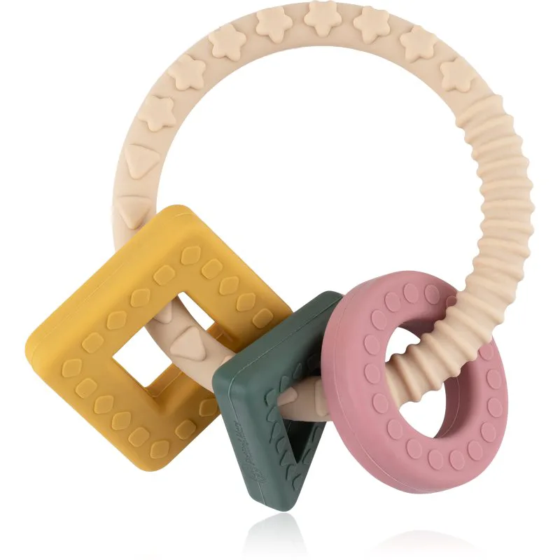 Petite&Mars Silicone teether Figures μασητικό 0m+ 1 τμχ