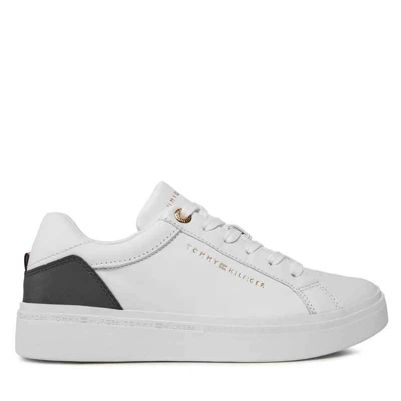 Αθλητικά Tommy Hilfiger Elevated Essential Court Sneaker FW0FW07635 Λευκό