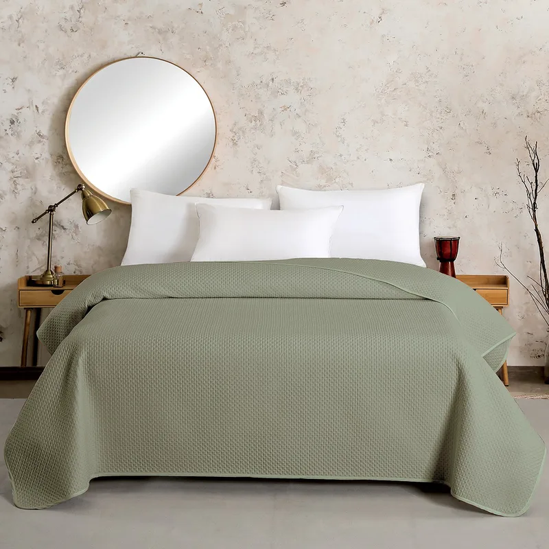 Κουβερλί King Size 260X240 Melinen Zara Sage (260x240)