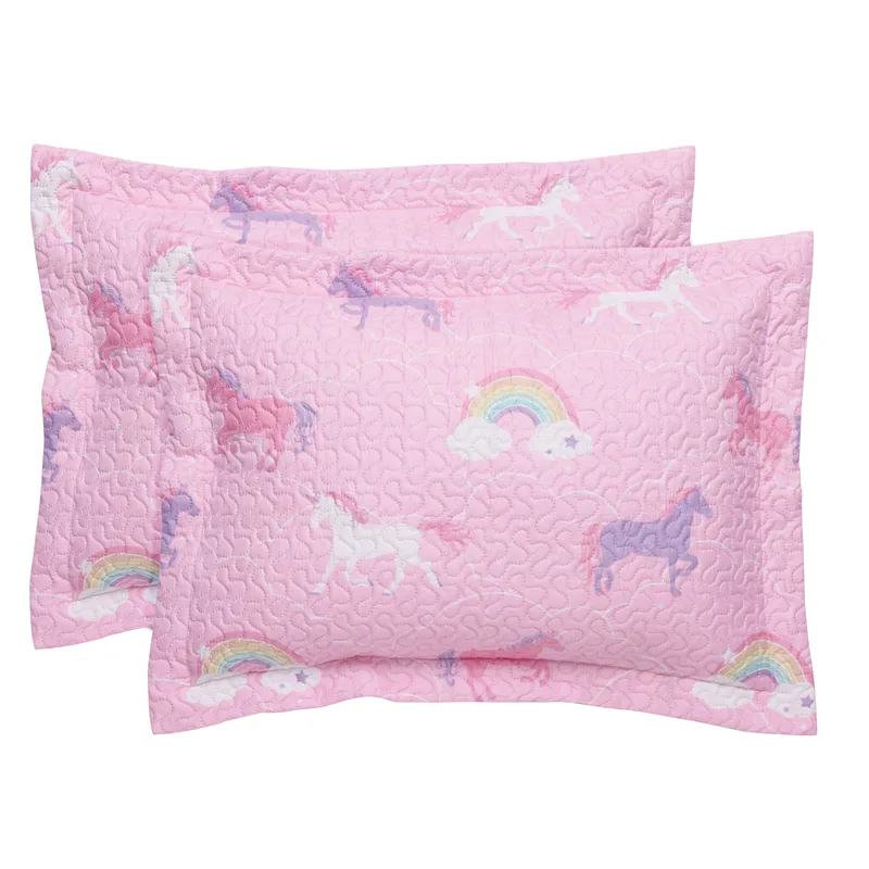 Ζεύγος Διακοσμητικές Μαξιλαροθήκες Microfiber 50x70+5εκ. Kids 4929 Ροζ-Μωβ Das Home (Ύφασμα: Microfiber, Χρώμα: Ροζ) - DAS KIDS - 533400004929