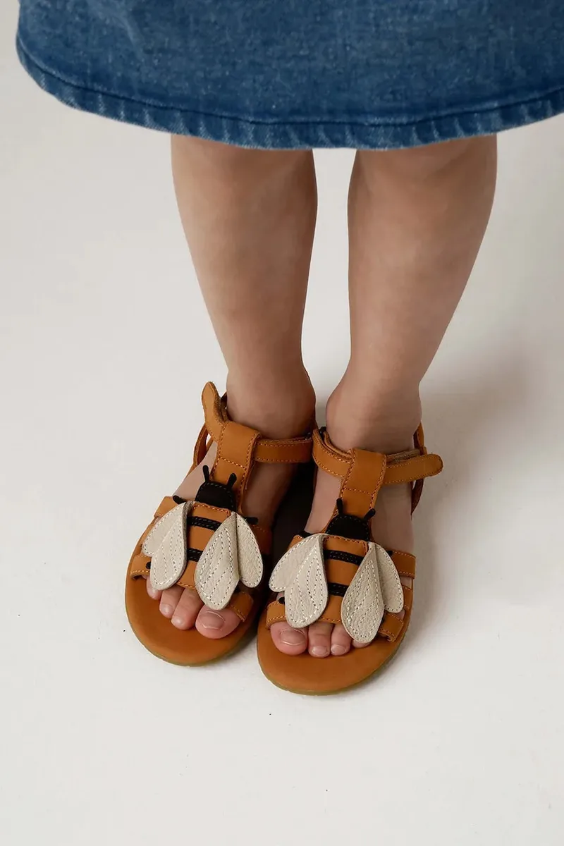 Παιδικά δερμάτινα σανδάλια Donsje Iles Sky Sandals Bee