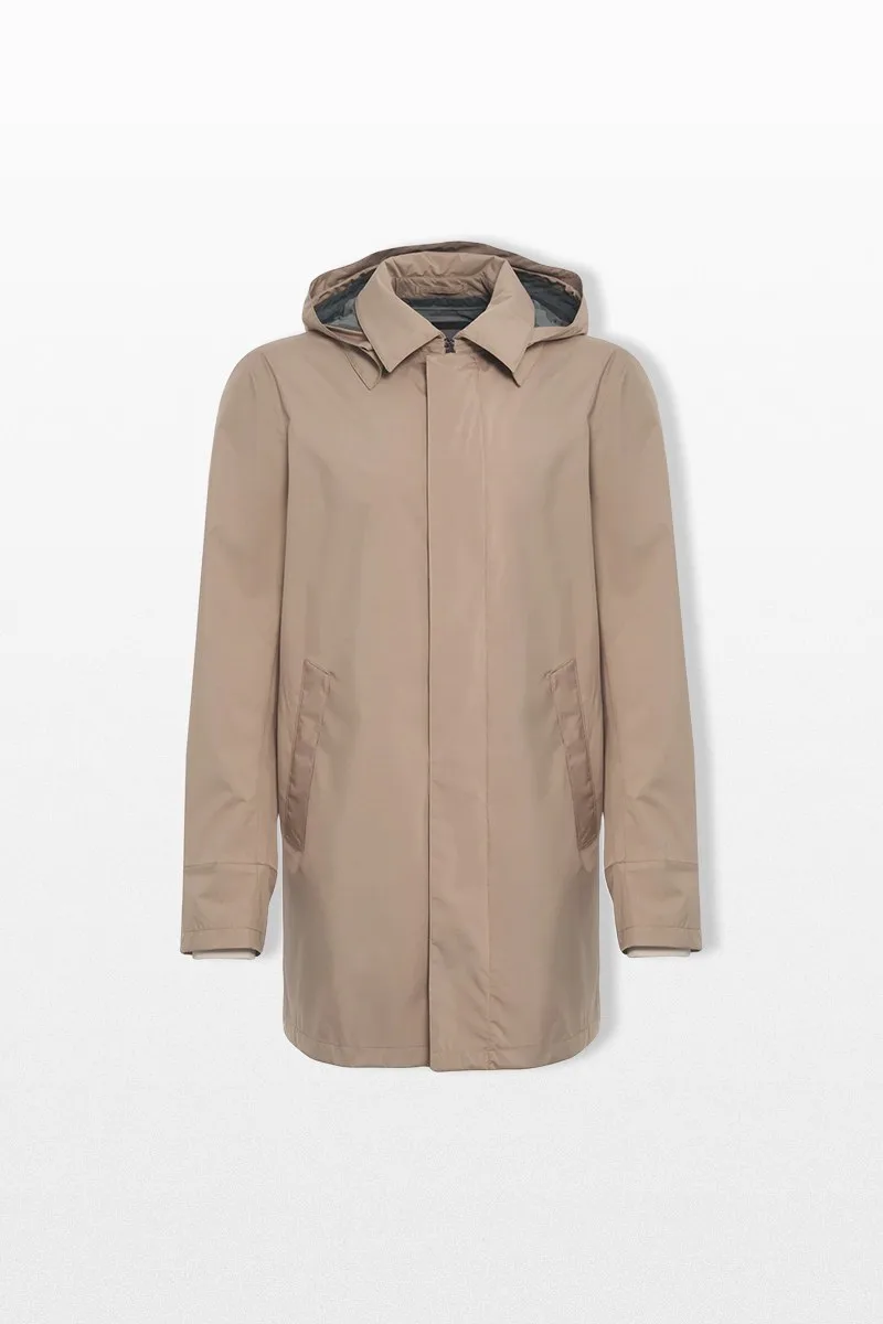HERNO Ανδρικό Μπεζ Woven Raincoat