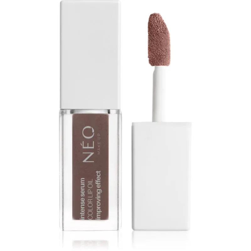 NEO MAKE UP Intense Serum Color Lip Oil μακράς διαρκείας ρευστό κραγιόν απόχρωση 02 Rose Nude 4.5 ml
