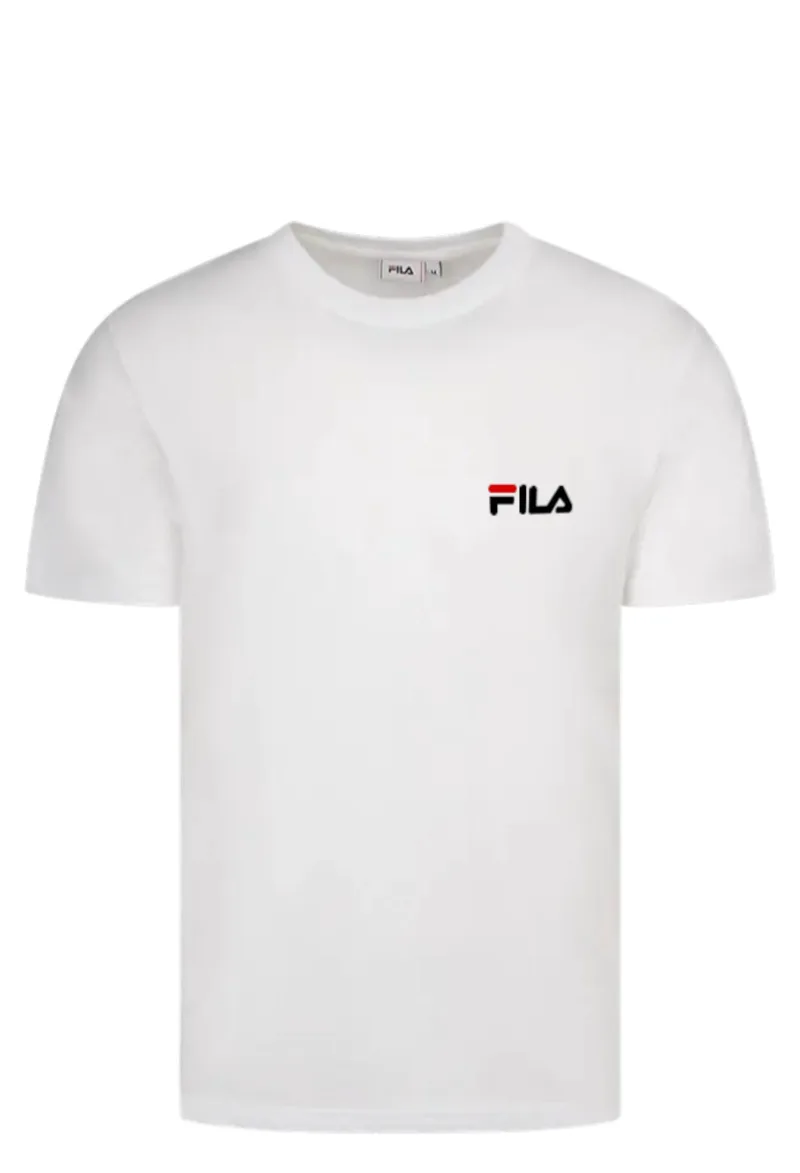Μπλούζα Κοντομάνικη Fila Small Logo APCDMS25003-WHITE Ανδρικό