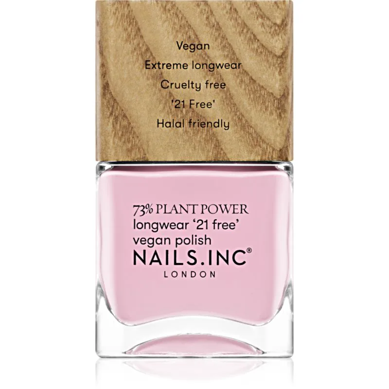 Nails Inc. Plant Power βερνίκι νυχιών μακράς διαρκείας απόχρωση Everyday Self Care 14 ml