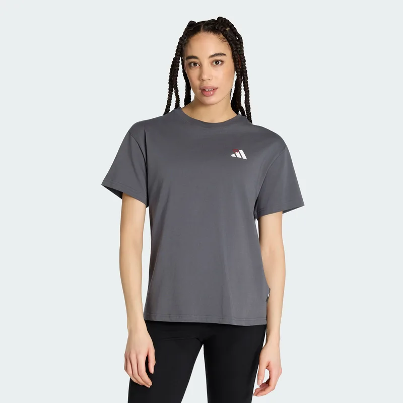 adidas sportswear W Embroidery Pack Loose Graphic T-Shirt (9000280401_66249)