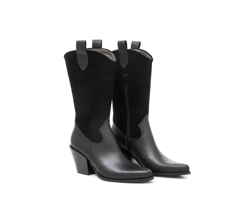 Δερμάτινες Μπότες Art 19FW61 Black