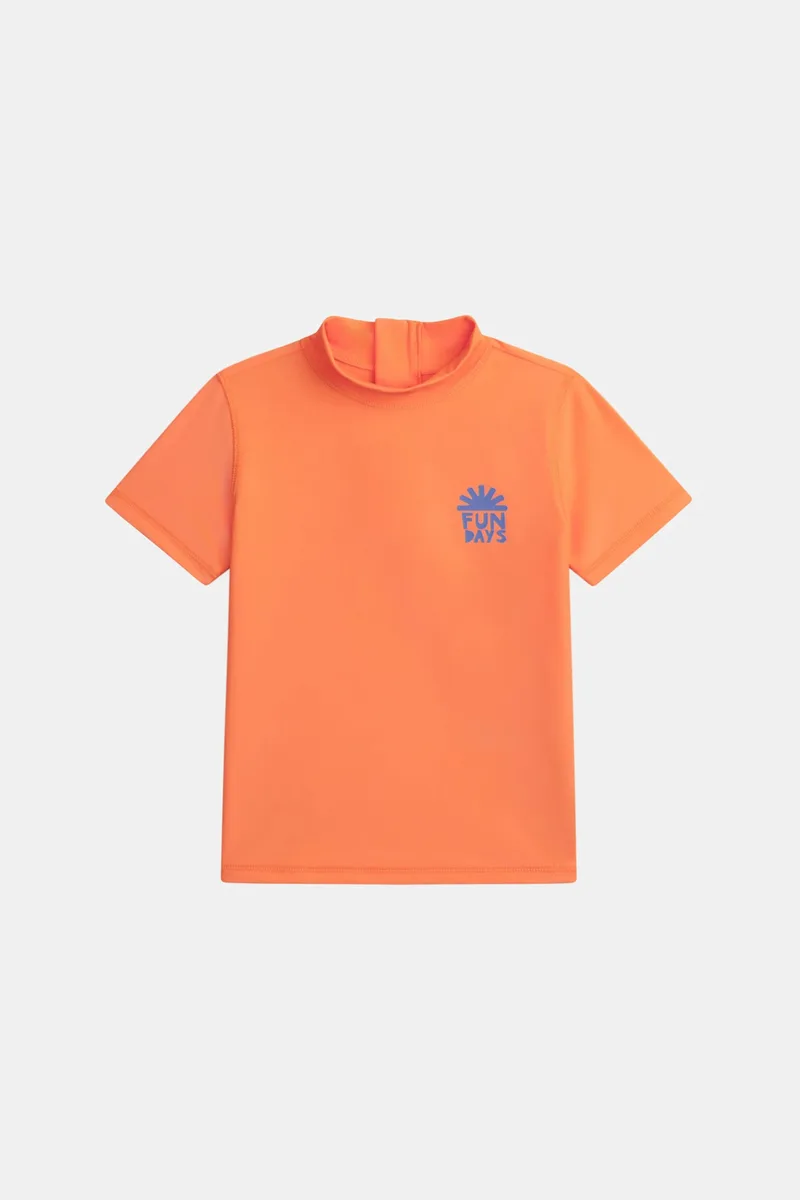 DPAM παιδική αντηλιακή μπλούζα για αγόρια "Orange Days" - 376917 Πορτοκαλί