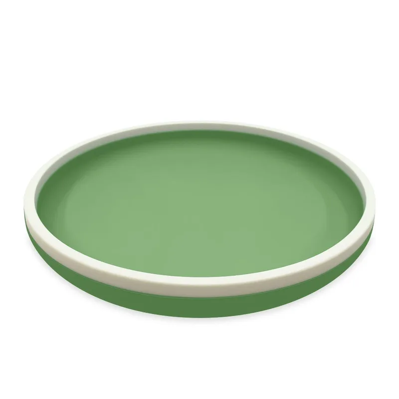 Πιάτο Σιλικόνης 18 cm - Πράσινο - Smikkels