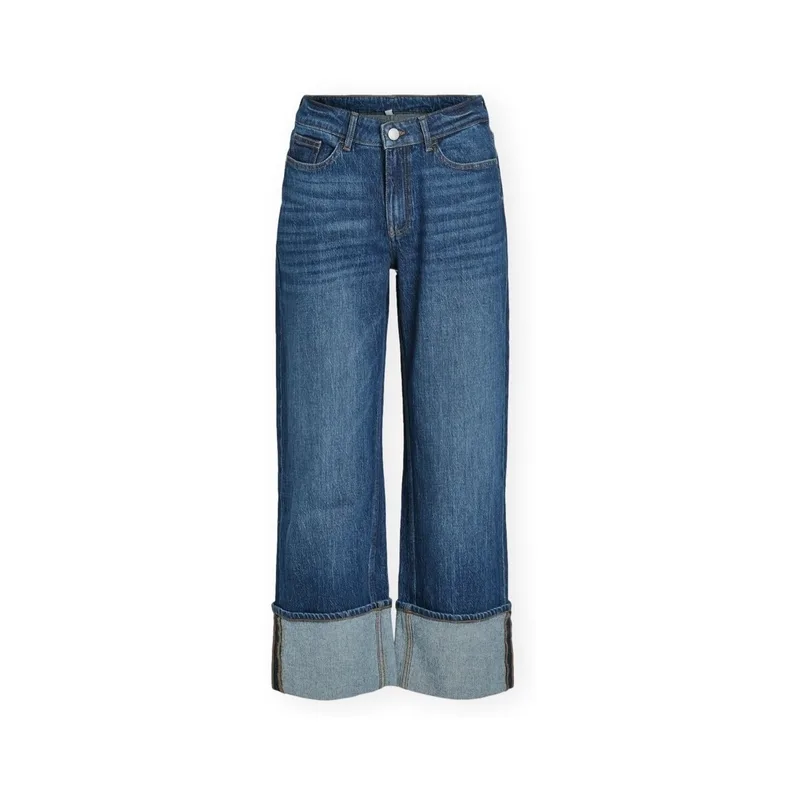 Tζιν σε ίσια γραμή Vila Bella Jeans - Medium Blue Denim