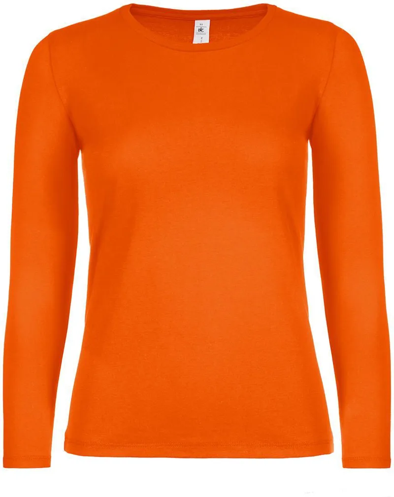Γυναικείο μακρυμάνικο T- Shirt B & C TW06T Πορτοκαλί