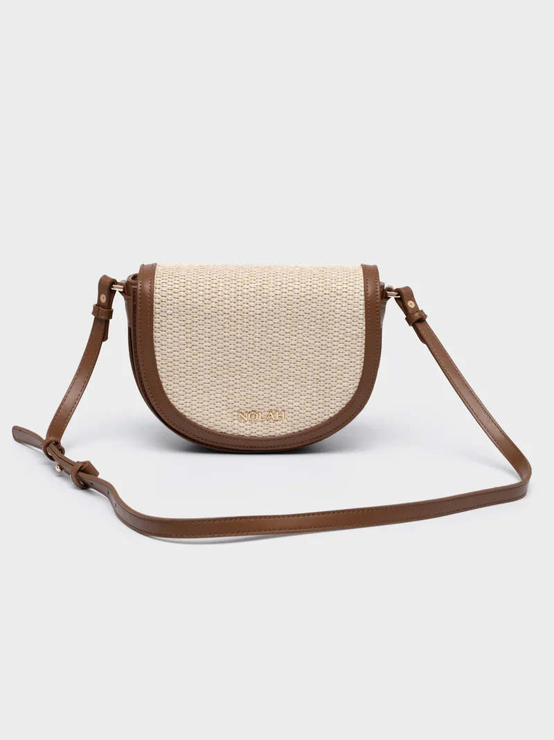 NOLAH ΓΥΝΑΙΚΕΙΑ ΤΣΑΝΤΑ LUDMILA CREAM DARK BROWN