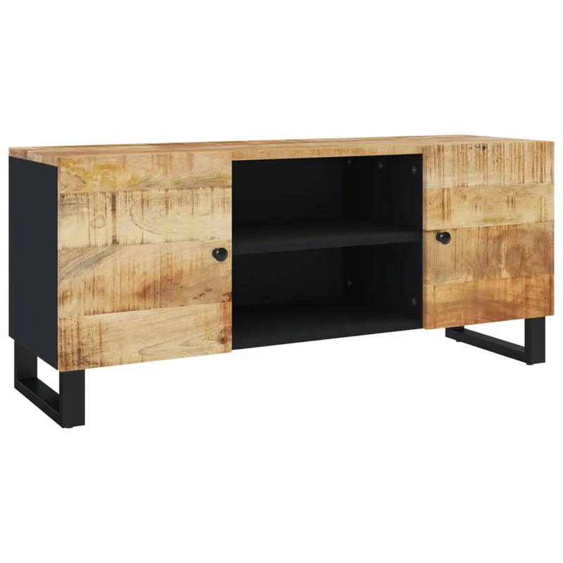 vidaXL Έπιπλο Τηλεόρασης 105 x 33 x 46 εκ. από Μασίφ Ξύλο Μάνγκο