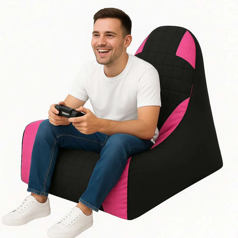 Πουφ Πολυθρόνα Κήπου Xxl Gamer - Ροζ 535Pft1221 (35)