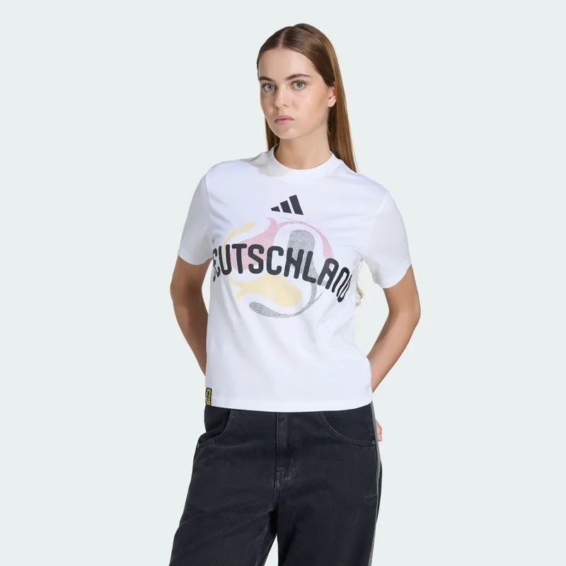 adidas Fifa World Cup 2026 Εθνική Γερμανίας Γυναικείο T-Shirt (9000277662_1539)