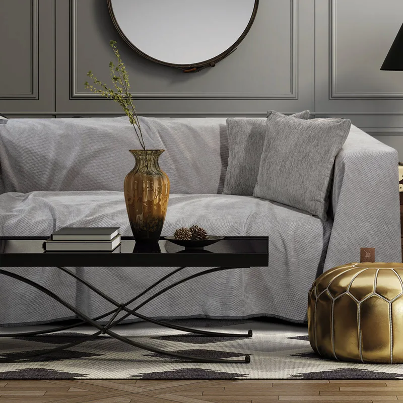 Ριχτάρι Διθέσιου Καναπέ 180x250 Greenwich Polo Premium 2733 Grey 180x250