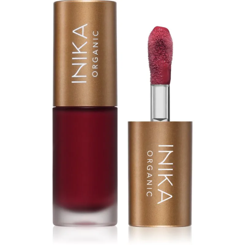 INIKA Organic Lip Oil Collagen + Squalane λάδι με χρώμα για τα χείλη με κολαγόνο απόχρωση Mulberry 5 ml