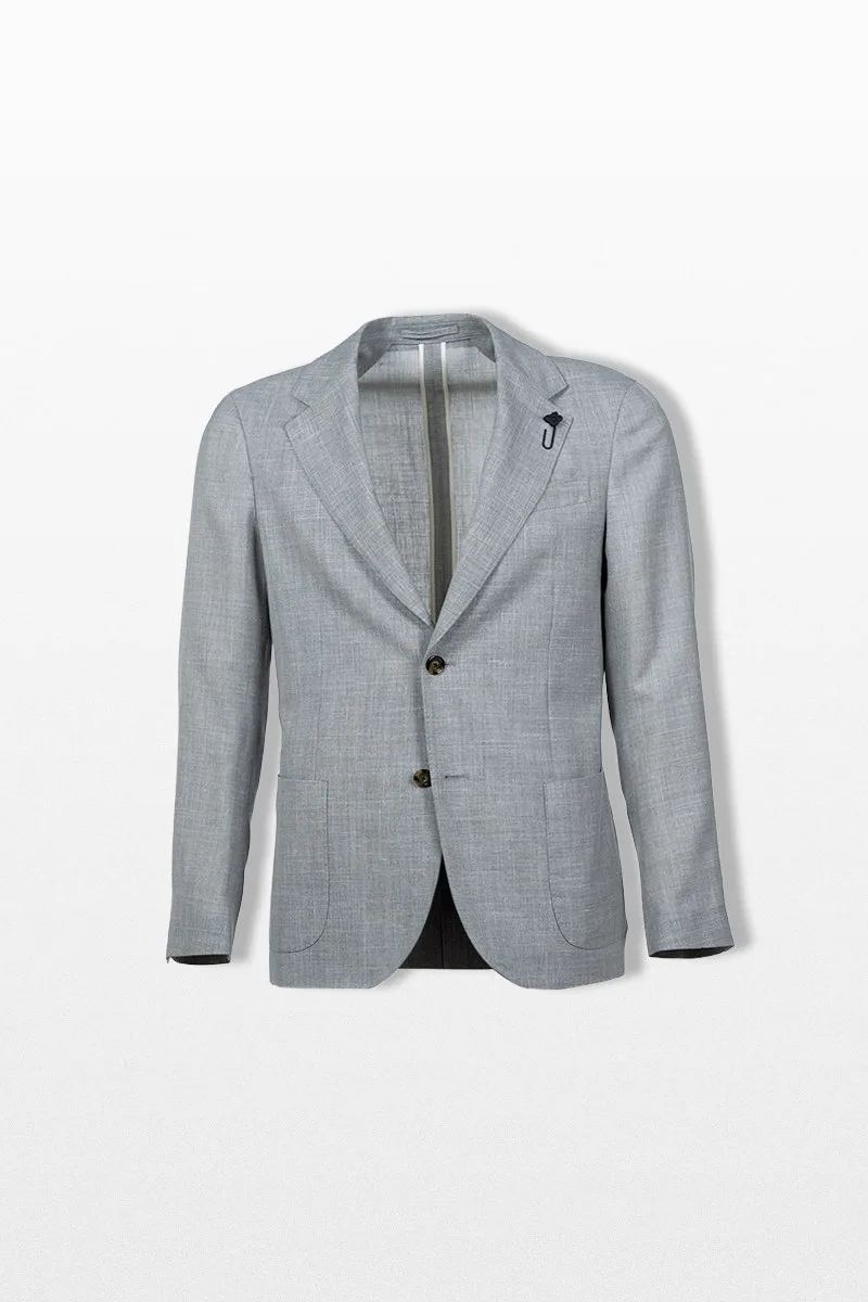 LARDINI Ανδρικό Γκρι Roma Blazer