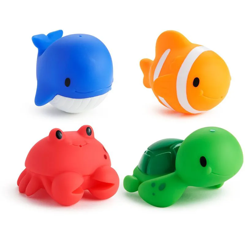 Munchkin Bath Ocen Bath Squirts παιχνίδι νερού 9 m+ 4 τμχ