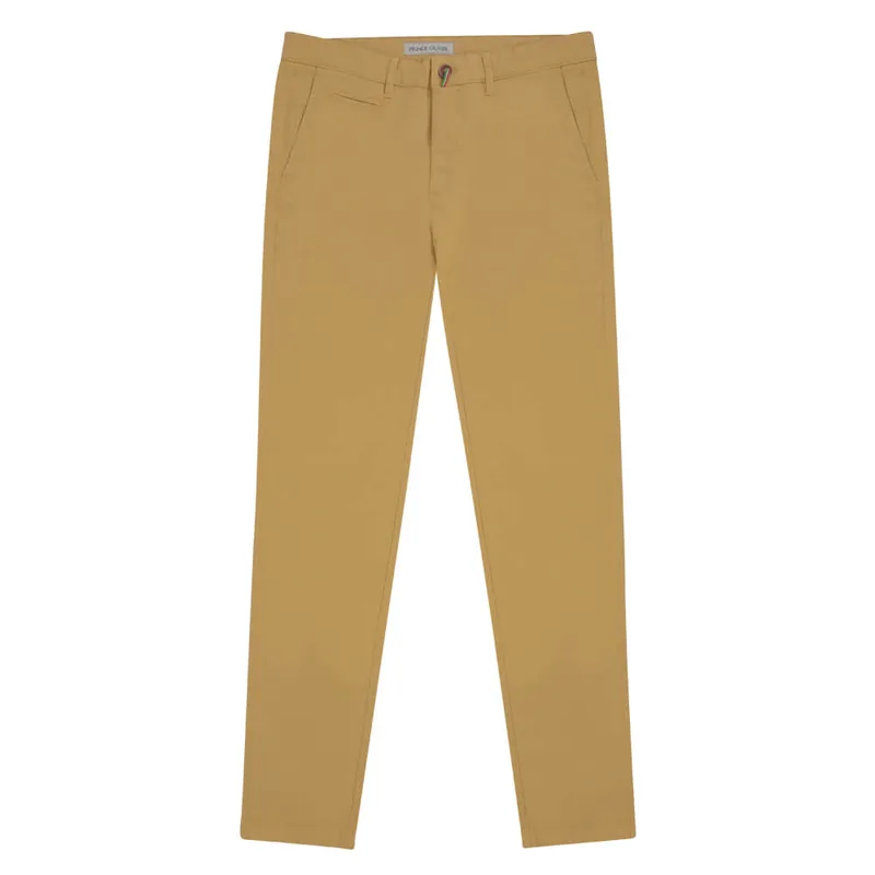 Premium Chino Μουσταρδί 100% Cotton (Modern Fit)