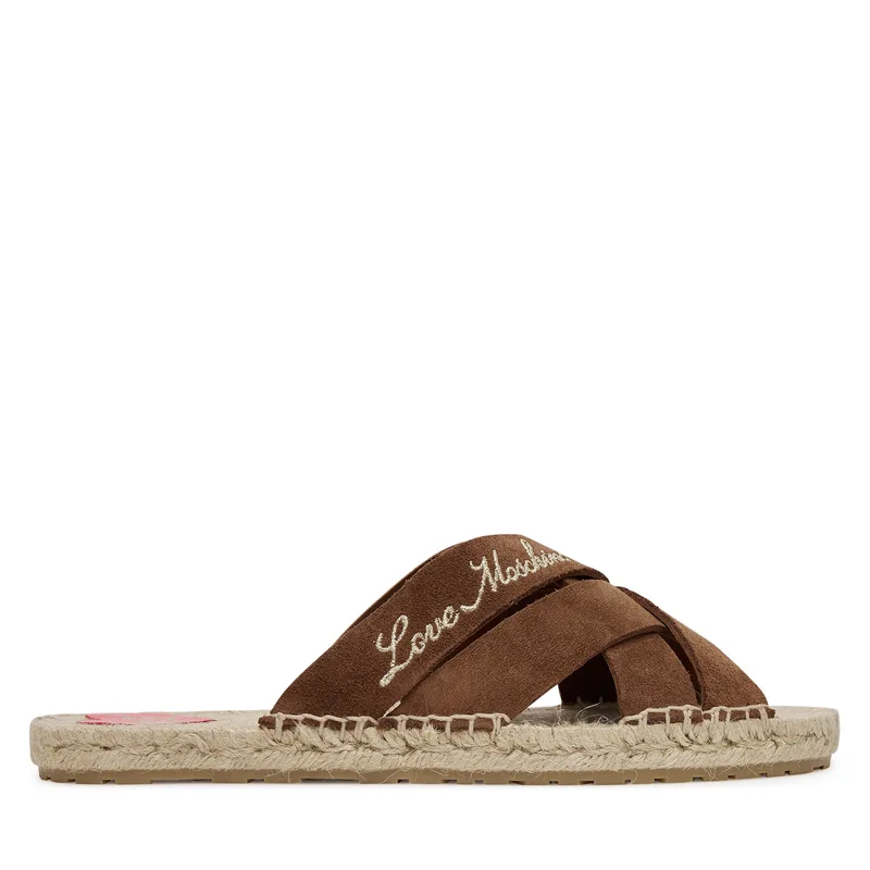 Παντόφλες LOVE MOSCHINO JA28362G0MIG0300 Καφέ