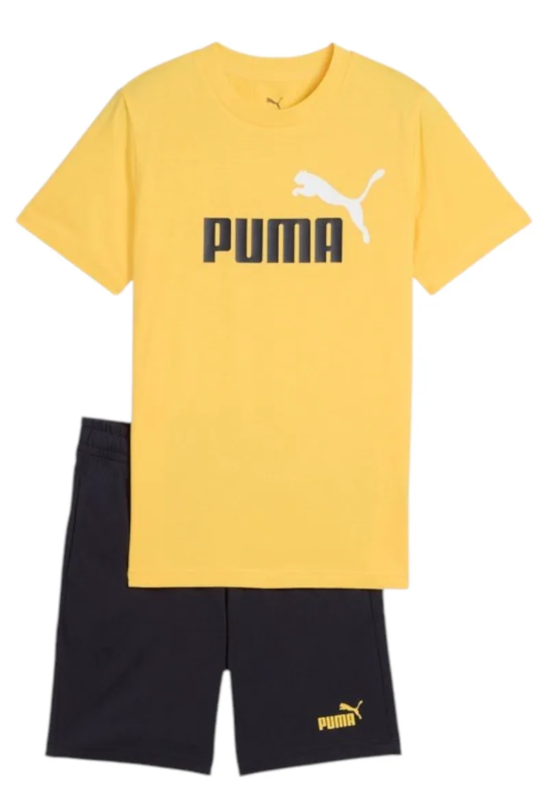 Αθλητικό Σετ Puma Logo Tee Αnd Shorts Set 686298-55 Αγόρι