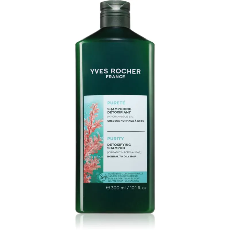 Yves Rocher Pureté σαμπουάν καθαρισμού και αποτοξίνωσης 300 ml