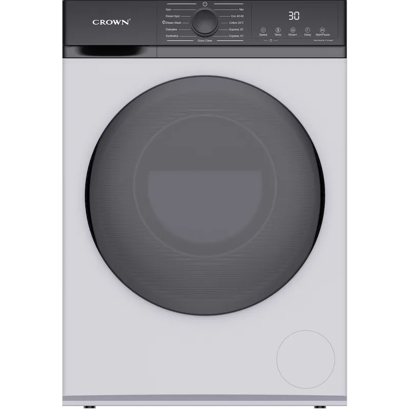 Πλυντήριο Ρούχων 8kg 1200 Στροφών CWM80J12BLDC Crown