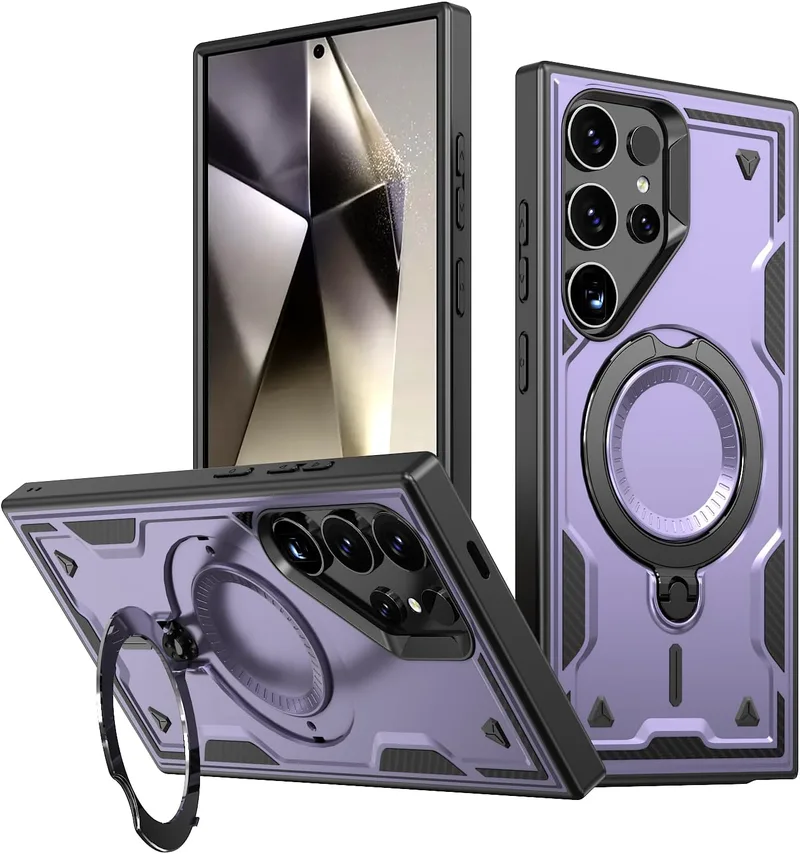 Θήκη Orso Buffer Ostand Armor Purple Samsung Galaxy S25 Ultra
