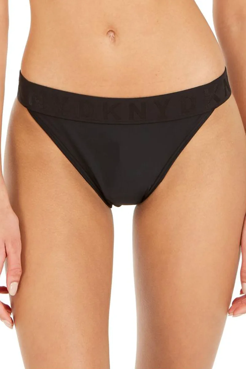 Μαγιό κάτω μέρος DKNY Lowrise Logo DI0BS344-BLK Γυναικείο