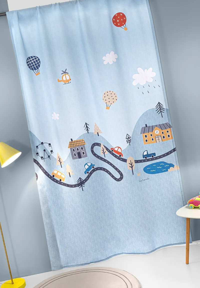Παιδική Κουρτίνα Guy Laroche Bebe Roadtrip Sky 145x270
