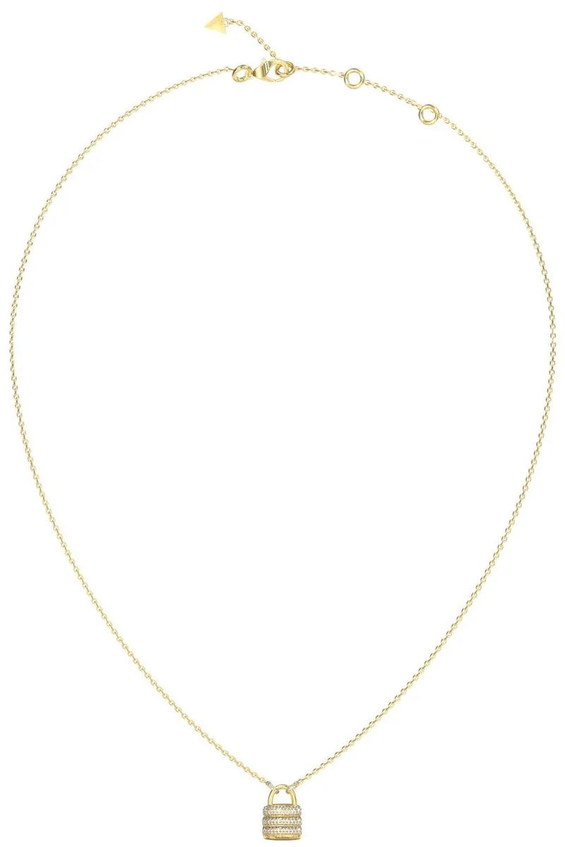 GUESS STEEL Κολιέ από Ανοξείδωτο ατσάλι Χρυσό JUBN05417JWYGT/U