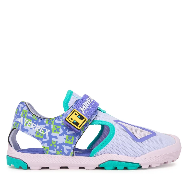 Σανδάλια adidas Minecraft Terrex Captain Toey 2.0 Sandals JR1317 Μωβ