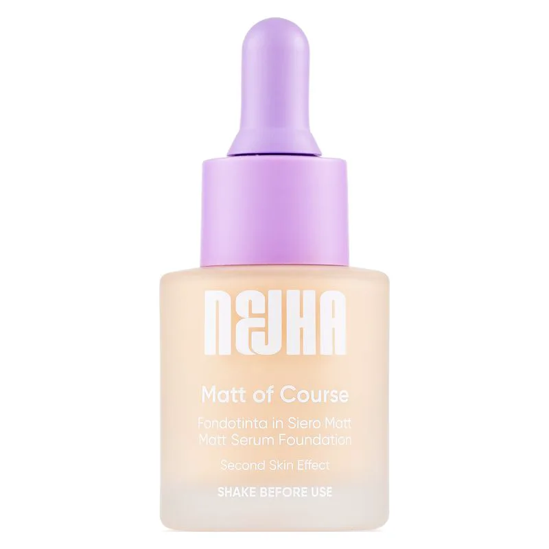 Nejha Matt Of Course – Matte Foundation W02 - Vanilla 18 ml