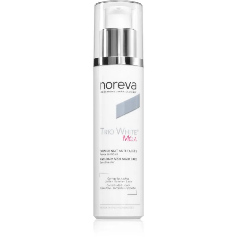 Noreva Trio White Mela Anti-Dark Spot Night Care κρέμα νύχτας για την αντιμετώπιση των καφέ κηλίδων 50 ml