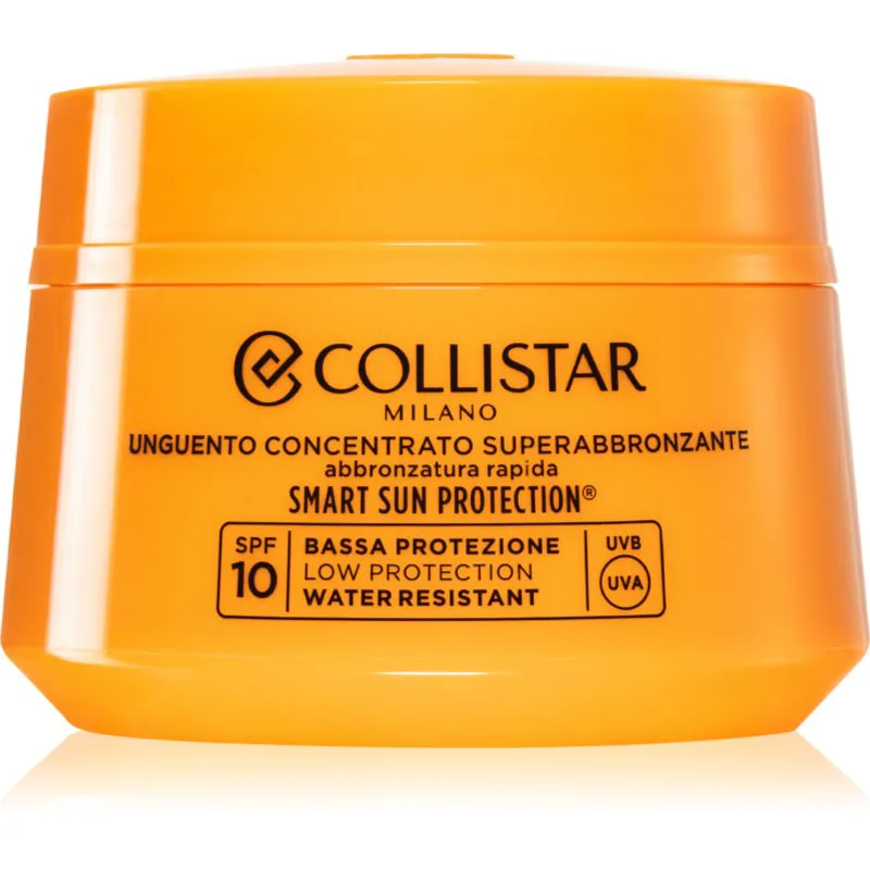 Collistar Smart Sun Protection Supertanning Concentrate Unguent SPF 10 συμπυκνωμένη αντηλιακή αλοιφή SPF 10 150 ml