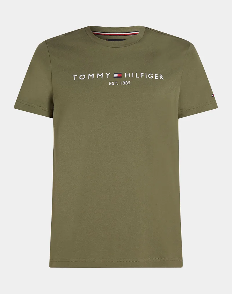TOMMY HILFIGER TOMMY LOGO TEE MW0MW11797-PLI Khaki